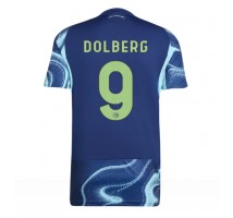 Ajax Kasper Dolberg #9 Koszulka Wyjazdowa 2025-26 Krótki Rękaw